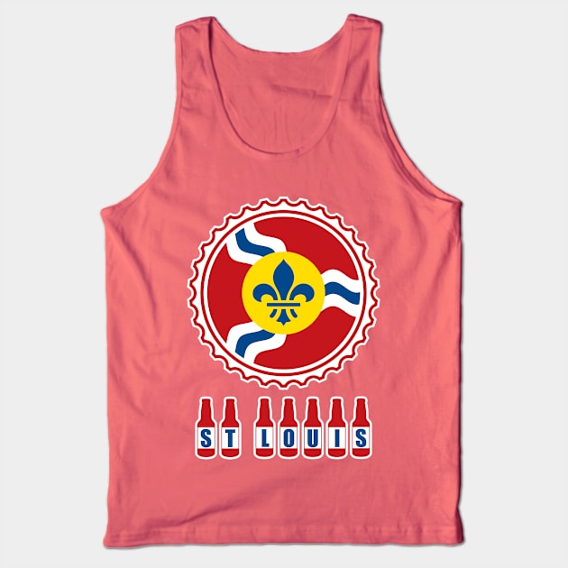 STL Beer Shirt Tank Top by BentonParkPrints